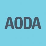 The acronym "AODA" is written over Brighter World Sky Blue. The acronym "AODA" stands for AODA and Human Rights Code Training Contact. Embedded below is the contact information for the service. The phone number is 1 (905) 525-9140. The email for contact is aoda@mcmaster.ca